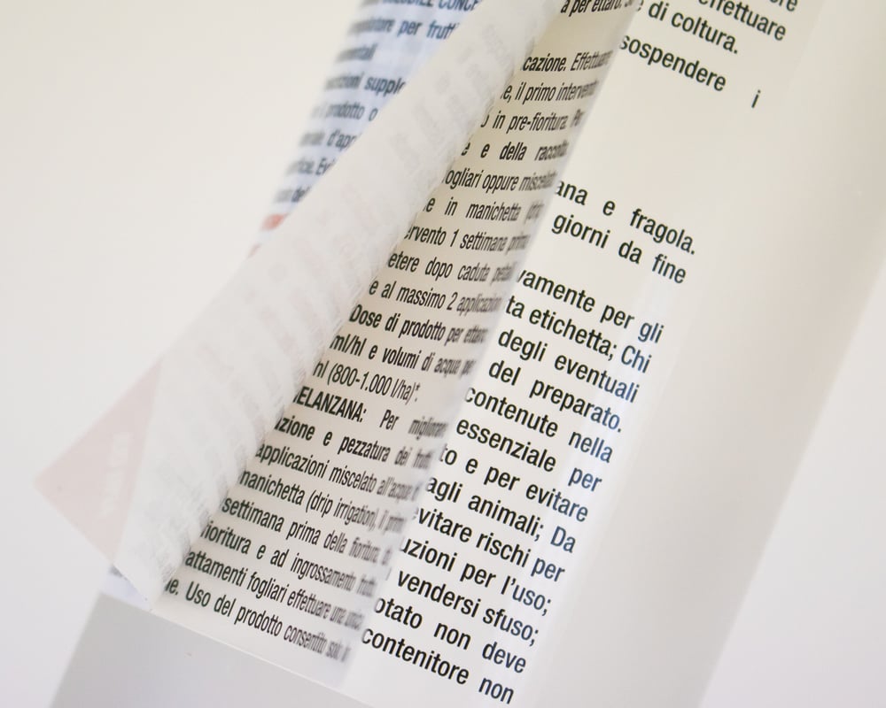 Non solo creatività: l’etichetta diventa un contenitore ricco di informazioni.