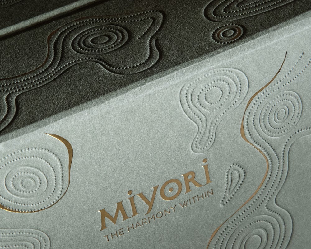 Particolare della confezione Miyori.