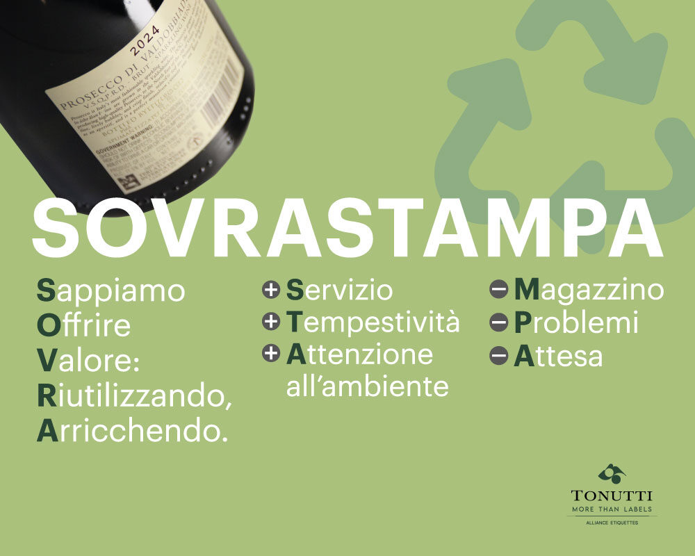 Il lato green della sovrastampa.