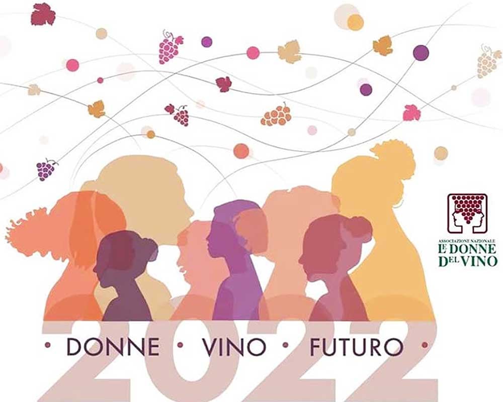 Etichetta Donne Vino e Futuro – stampata su carta barrierata 100% riciclata contenente fibre pre e post consumer