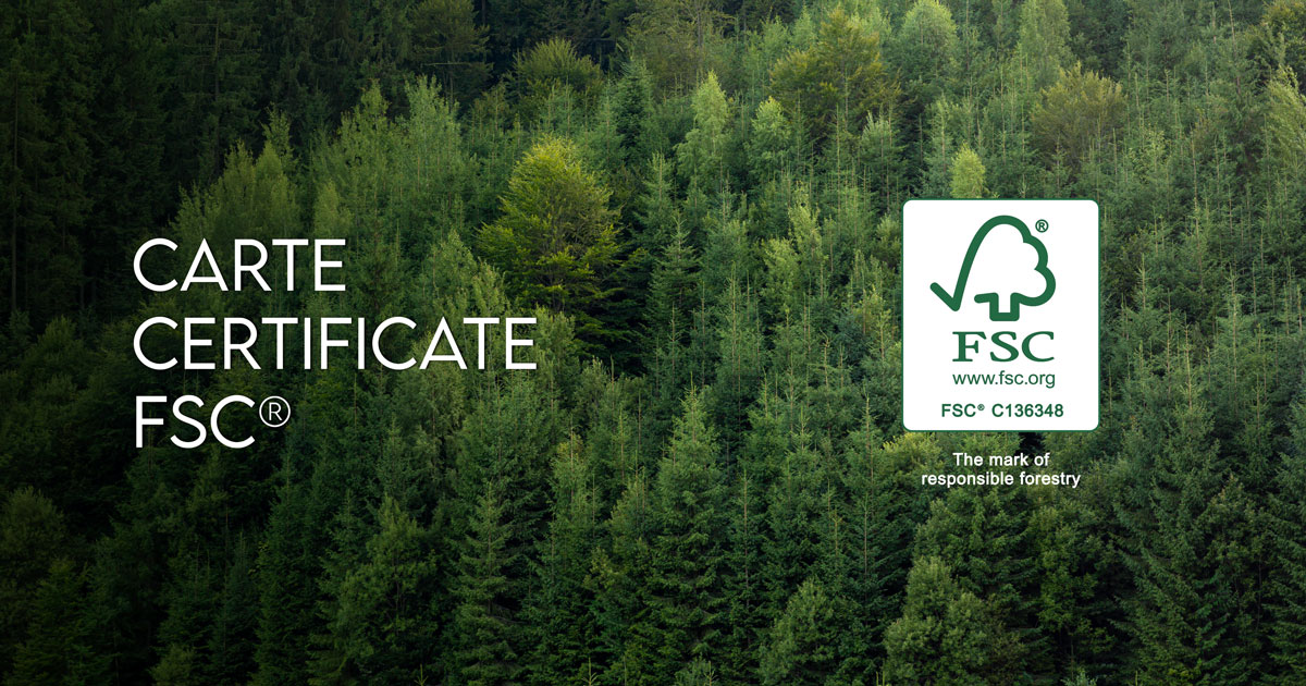 Carte certificate FSC®.